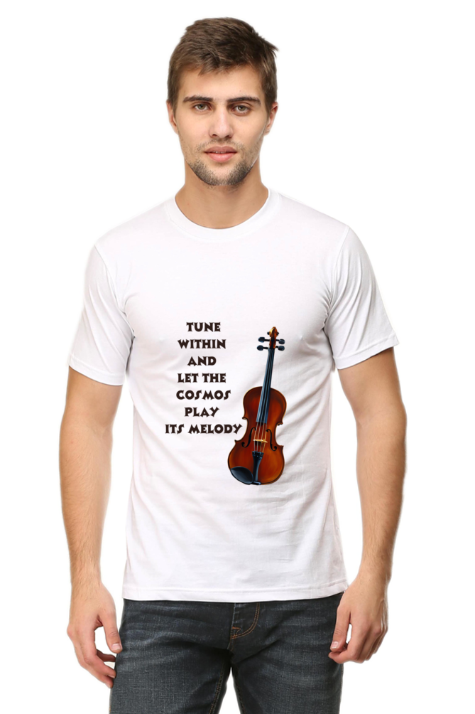 Tune within - Men's T-shirt (multicolor dark text)