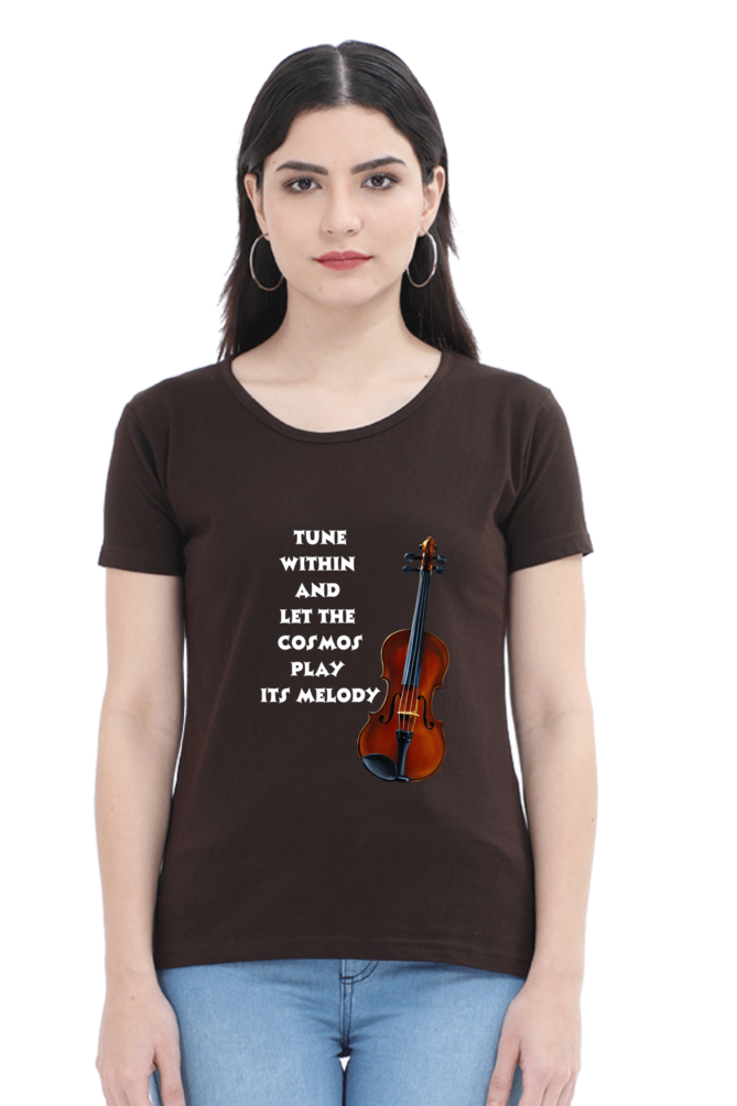 Tune within - Women's T-shirt (multicolor white text)