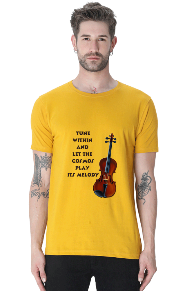 Tune within - Men's T-shirt (multicolor dark text)