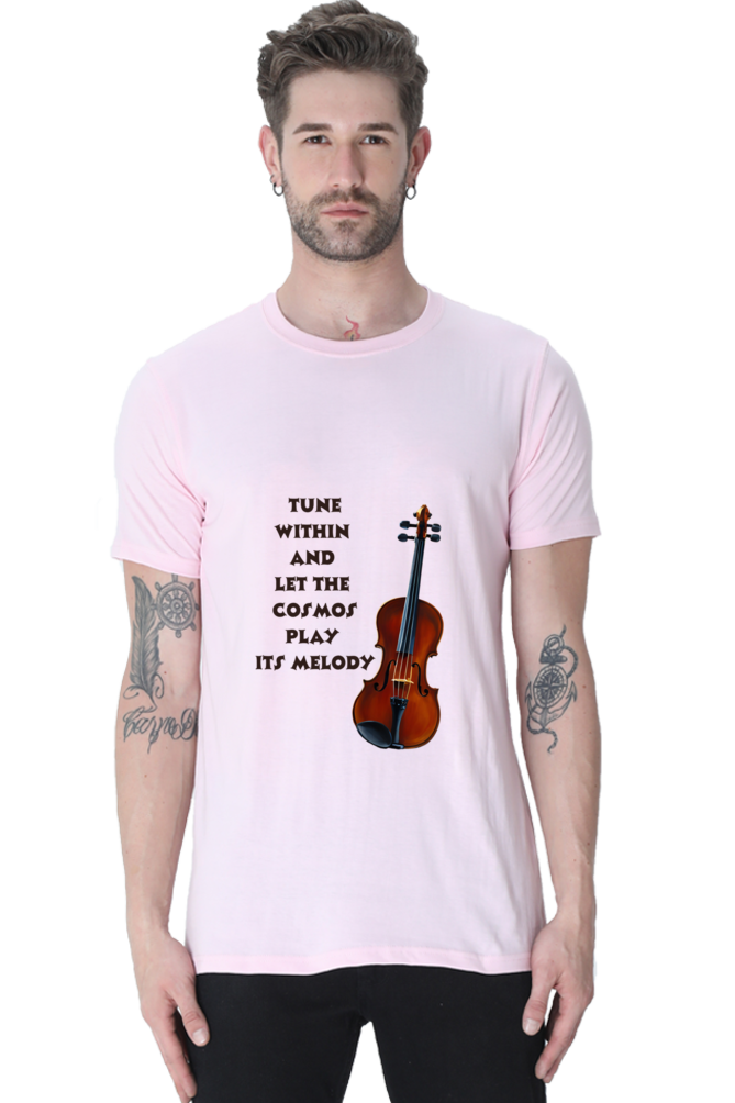 Tune within - Men's T-shirt (multicolor dark text)