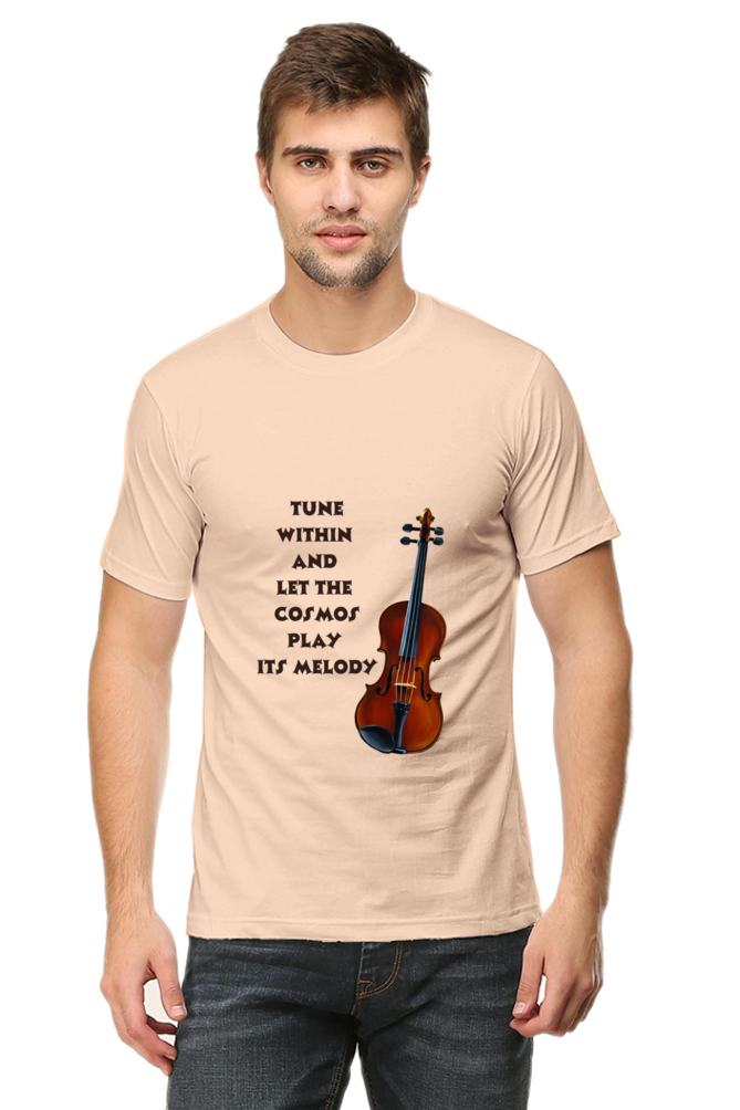 Tune within - Men's T-shirt (multicolor dark text)