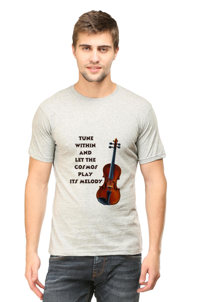 Tune within - Men's T-shirt (multicolor dark text)