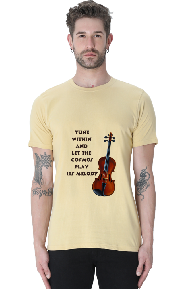 Tune within - Men's T-shirt (multicolor dark text)