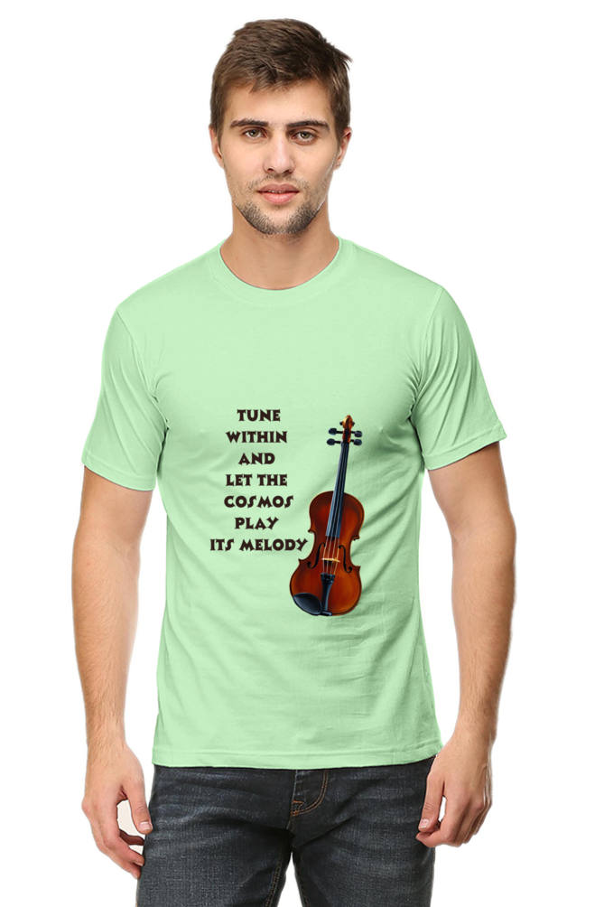 Tune within - Men's T-shirt (multicolor dark text)