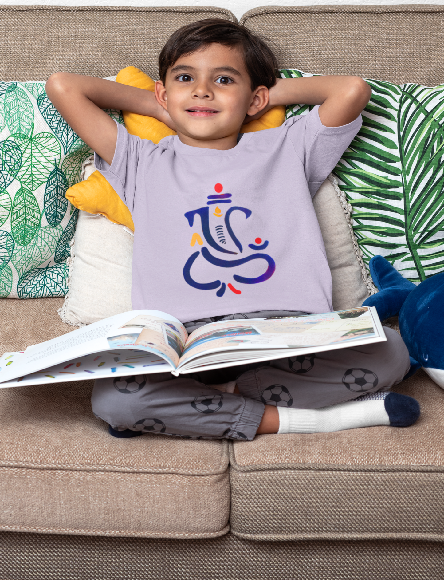 Boy's t-shirt - Ganpati (multicolor)