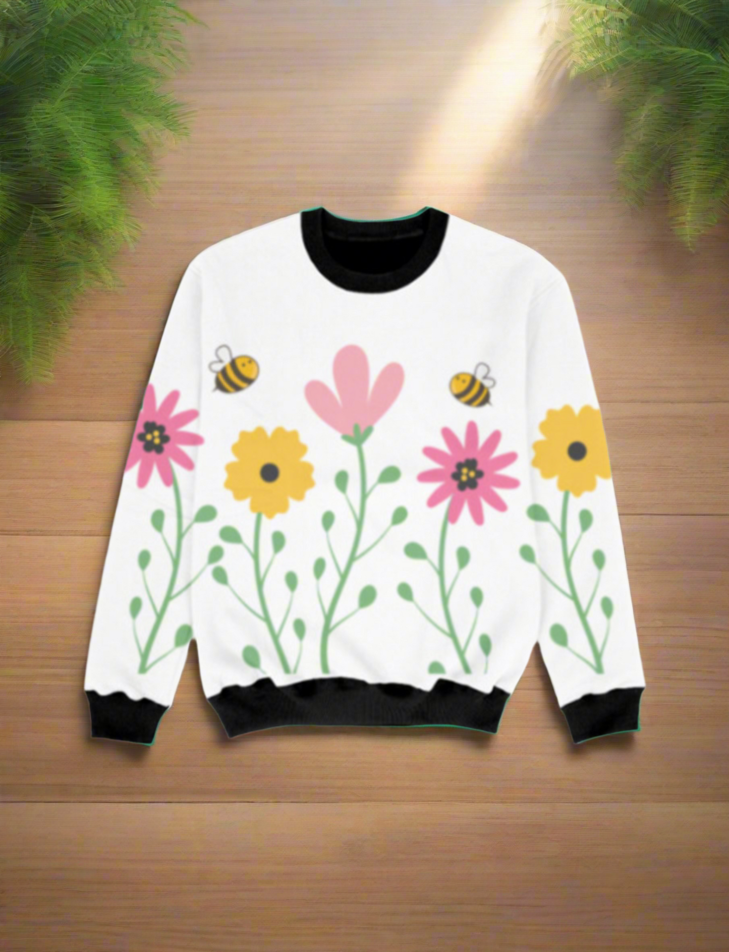 Kids Floral All Over Printed Sweatshirt