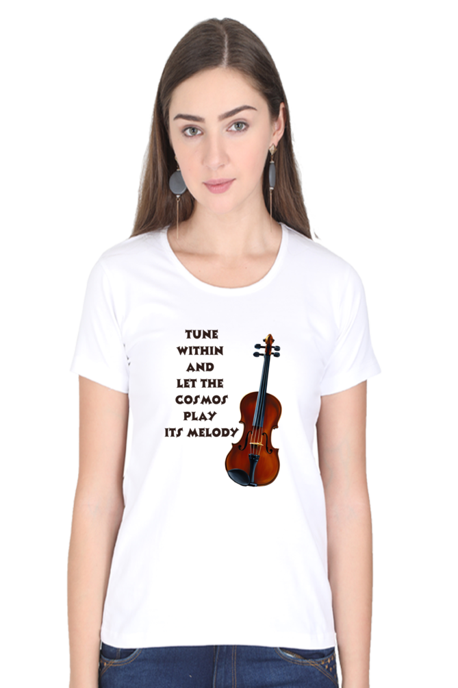 Tune within - Women's T-shirt (multicolor dark text)
