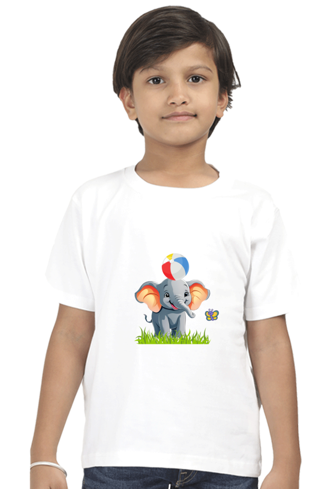 Boy's t-shirt - Baby Elephant  (light shades)