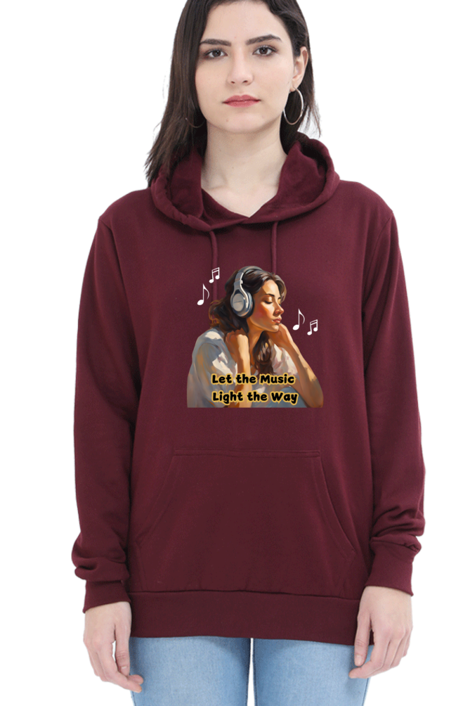 Let the Music Light the Way - Women's Premium Hoodie (Multicolor)