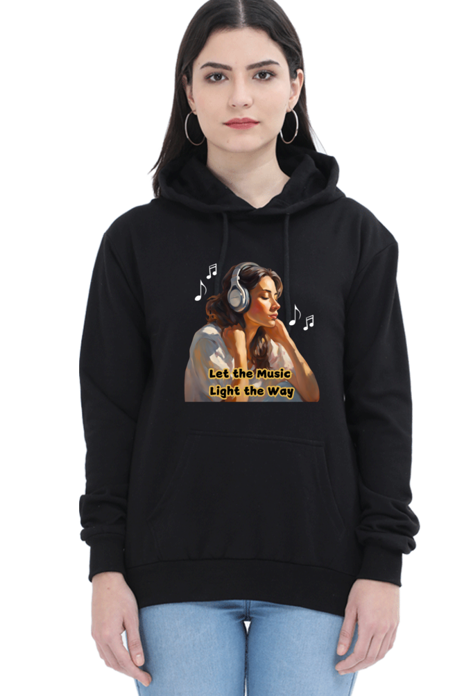 Let the Music Light the Way - Women's Premium Hoodie (Multicolor)