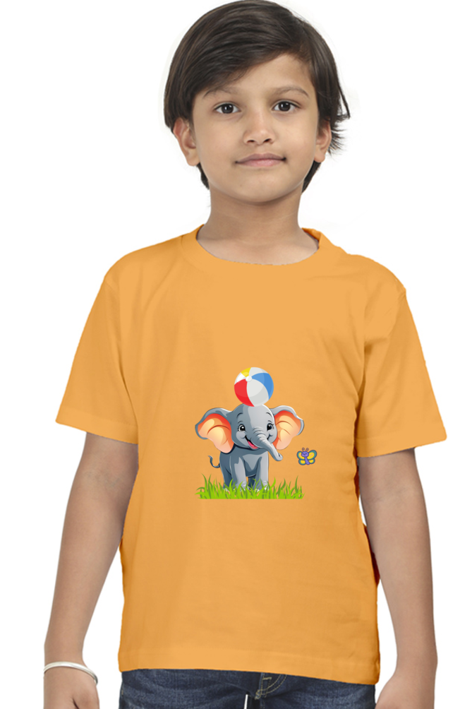 Boy's t-shirt - Baby Elephant  (light shades)