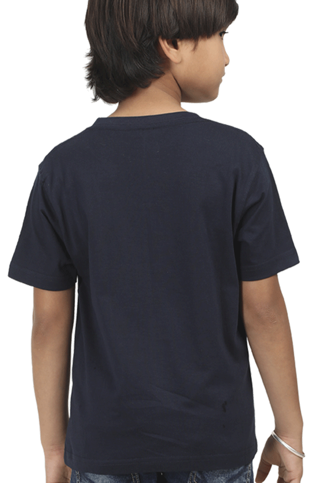 Santa Claus Boy's T-shirt (white, black, navy blue)
