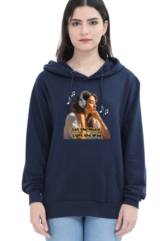 Let the Music Light the Way - Women's Premium Hoodie (Multicolor)