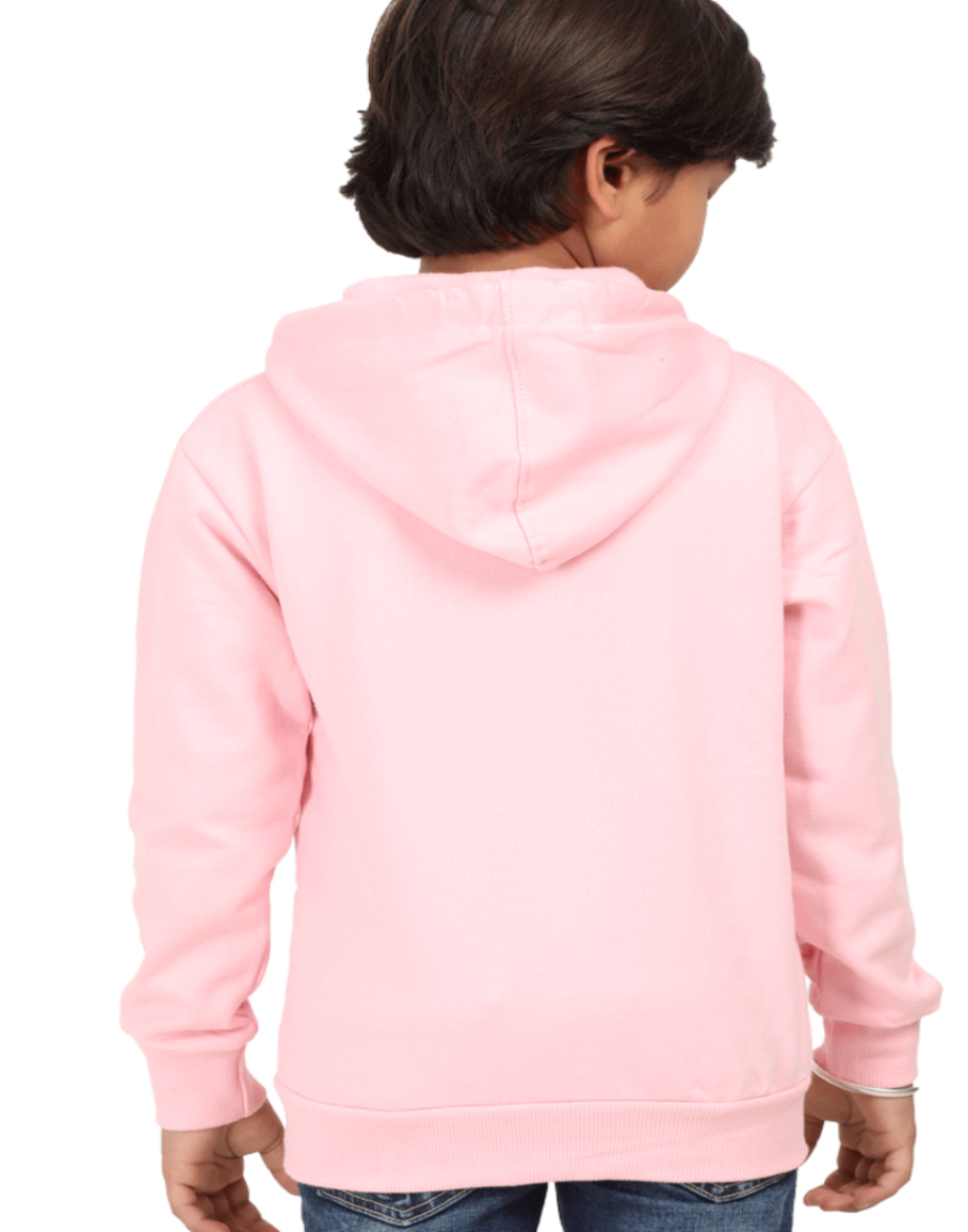 Ganpati kid's (boy) Hoodie (pink & grey)