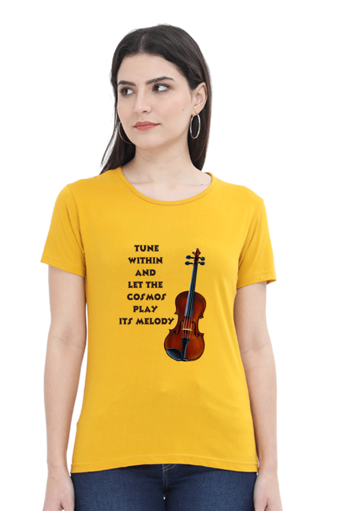 Tune within - Women's T-shirt (multicolor dark text)