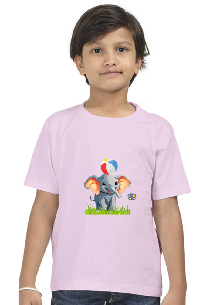 Boy's t-shirt - Baby Elephant  (light shades)