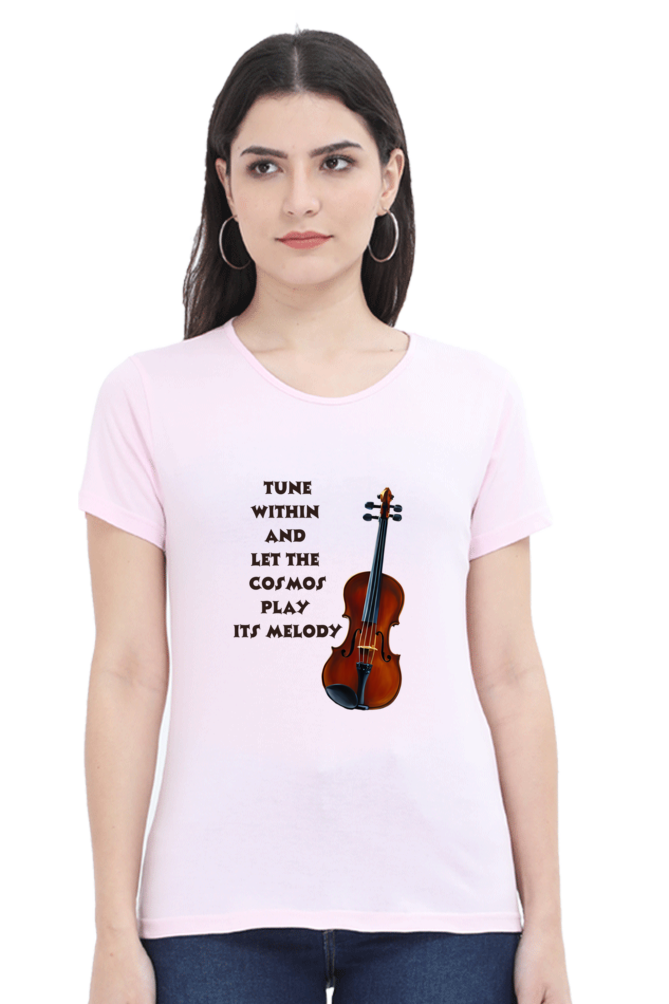 Tune within - Women's T-shirt (multicolor dark text)