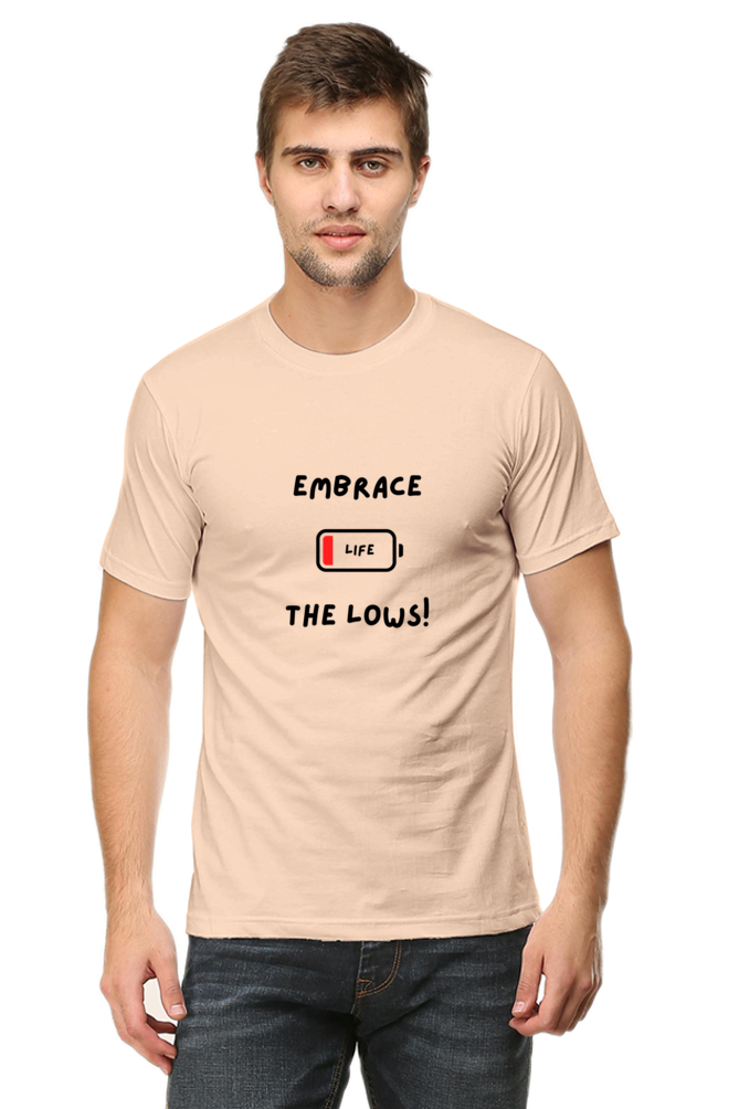 Embrace the lows - Men's T-shirt (light shades)