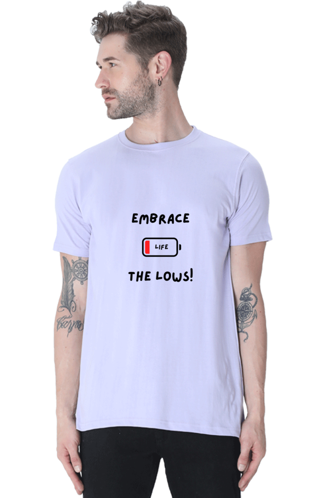 Embrace the lows - Men's T-shirt (light shades)