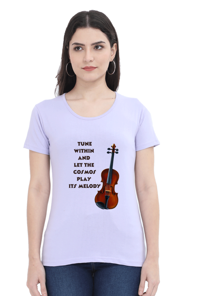 Tune within - Women's T-shirt (multicolor dark text)