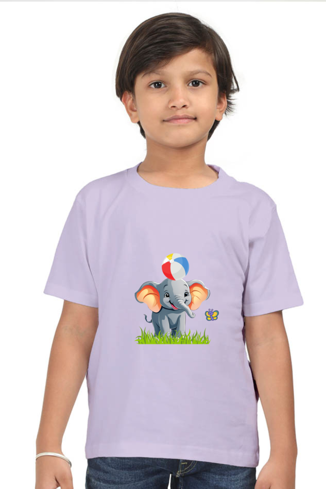 Boy's t-shirt - Baby Elephant  (light shades)