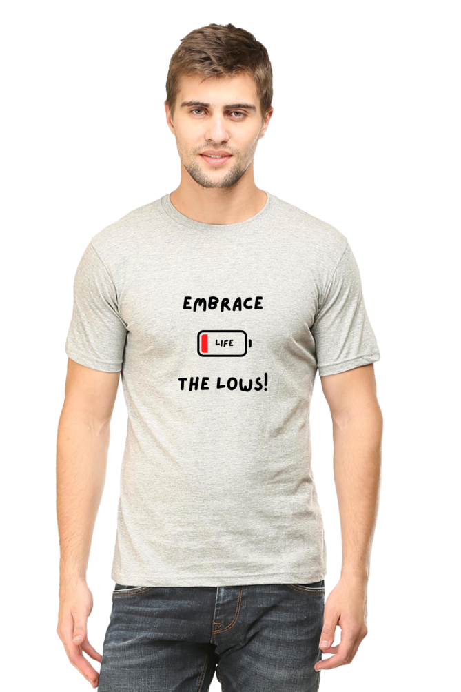 Embrace the lows - Men's T-shirt (light shades)