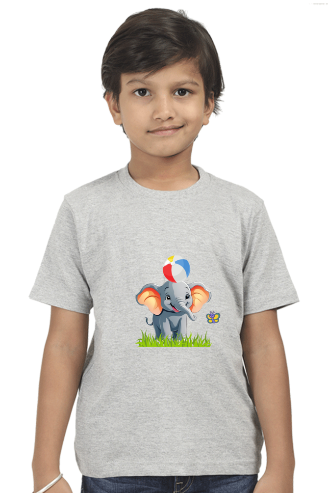 Boy's t-shirt - Baby Elephant  (light shades)
