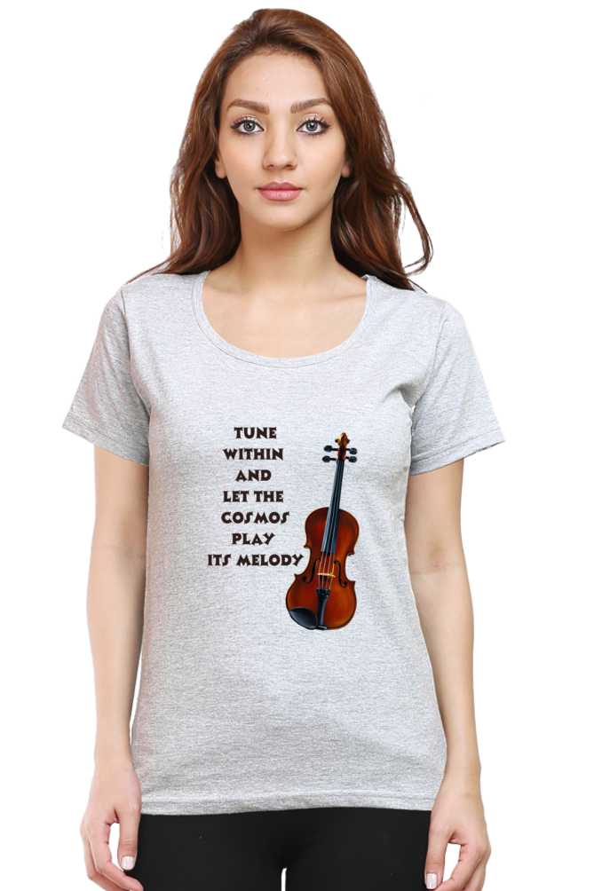 Tune within - Women's T-shirt (multicolor dark text)