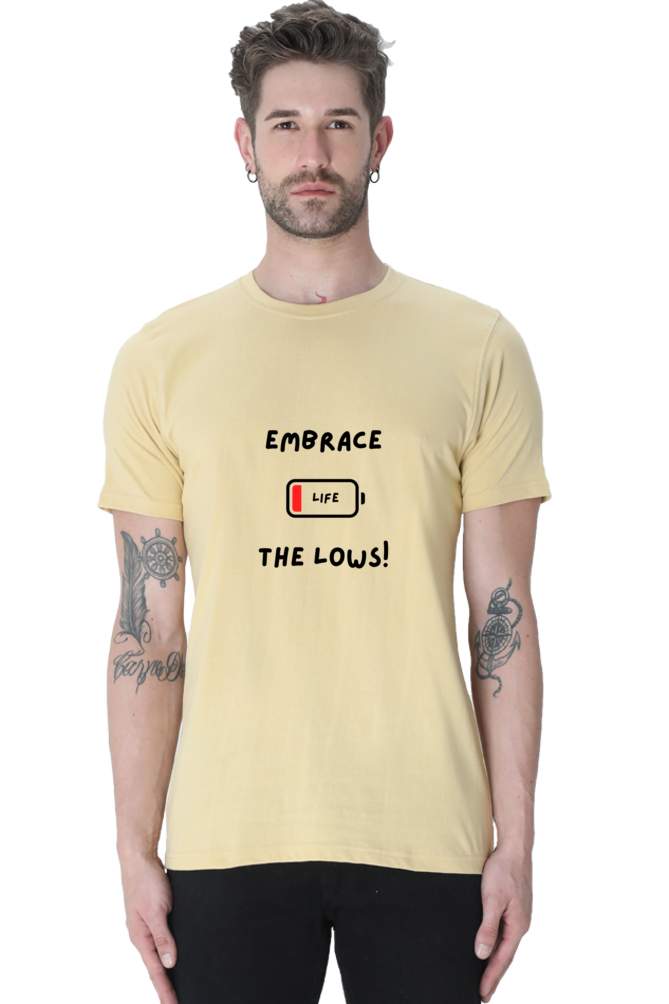 Embrace the lows - Men's T-shirt (light shades)