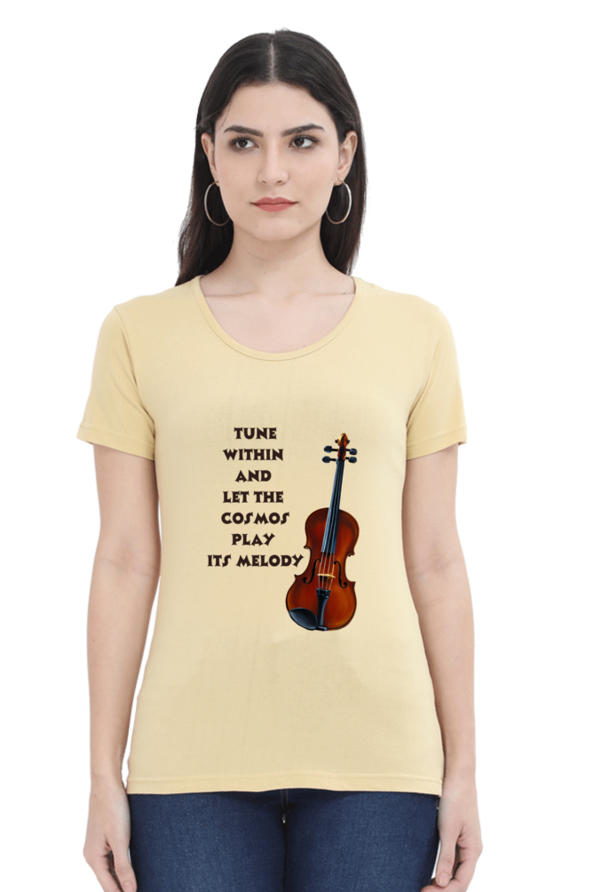 Tune within - Women's T-shirt (multicolor dark text)