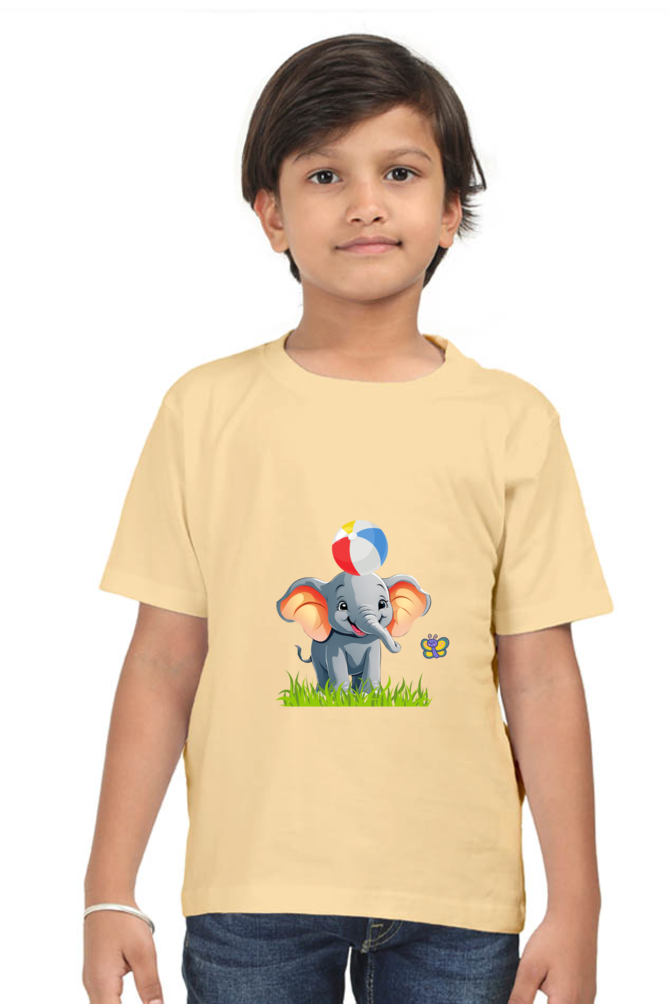 Boy's t-shirt - Baby Elephant  (light shades)