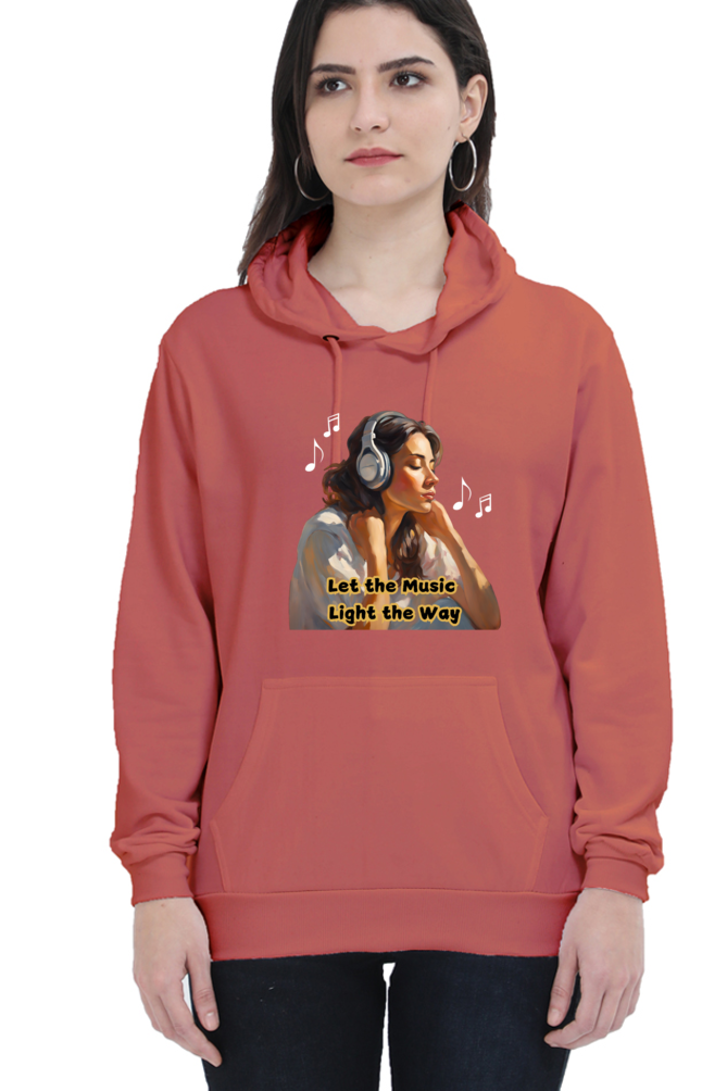 Let the Music Light the Way - Women's Premium Hoodie (Multicolor)