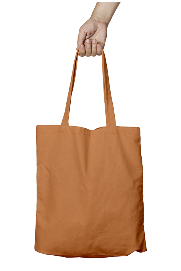 Warli Unisex Tote Bag Zipper (khaki & white)