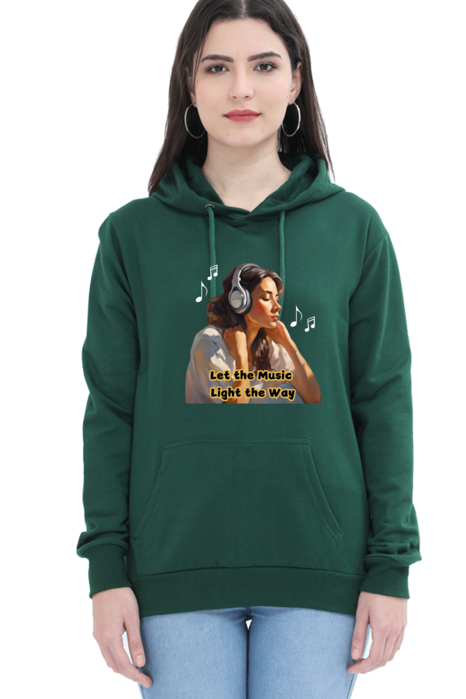 Let the Music Light the Way - Women's Premium Hoodie (Multicolor)