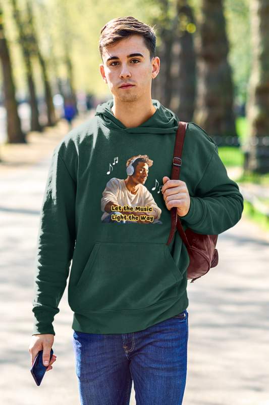 Let the Music Light the Way - Men's Premium Hoodie (Multicolor)