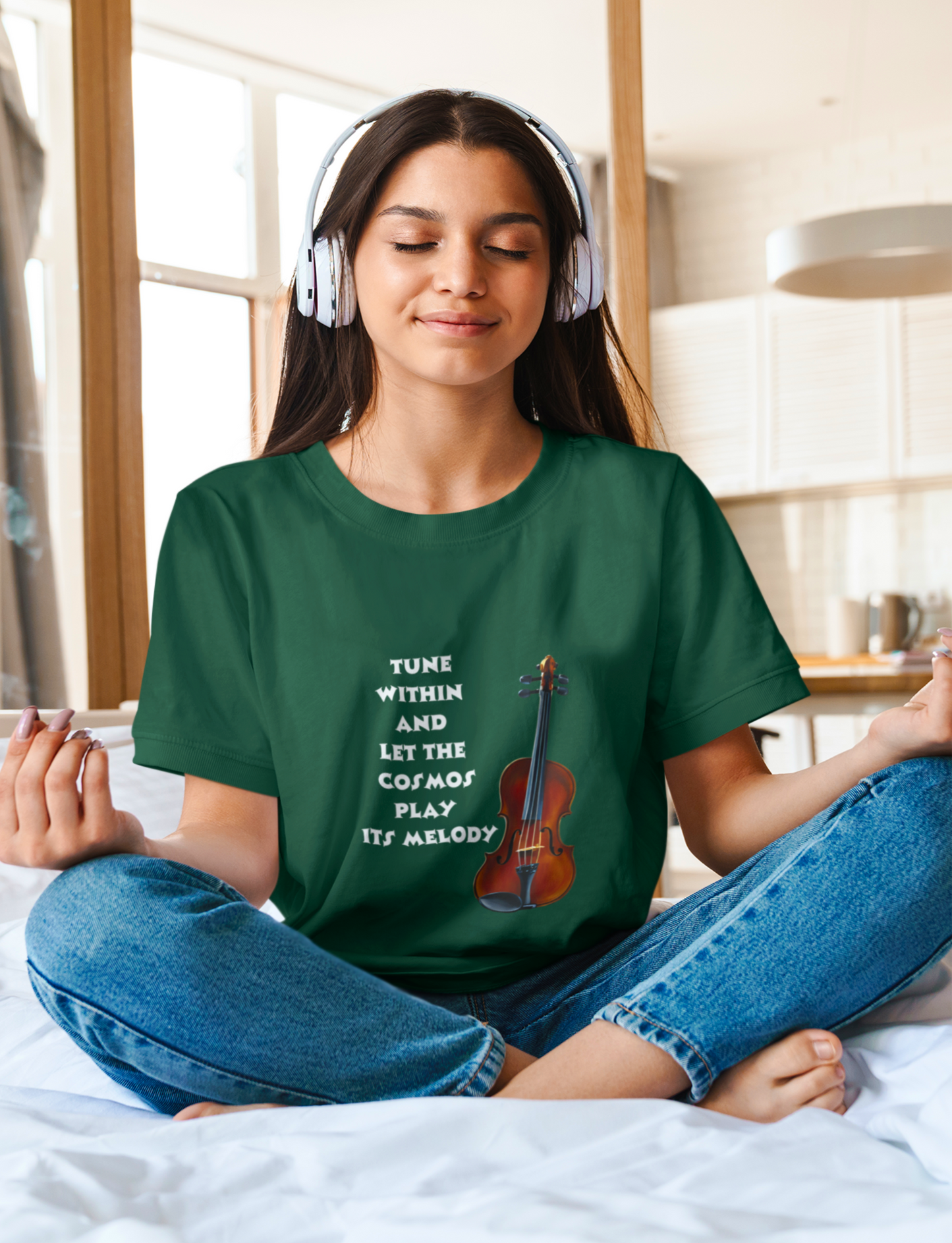 Tune within - Women's T-shirt (multicolor white text)