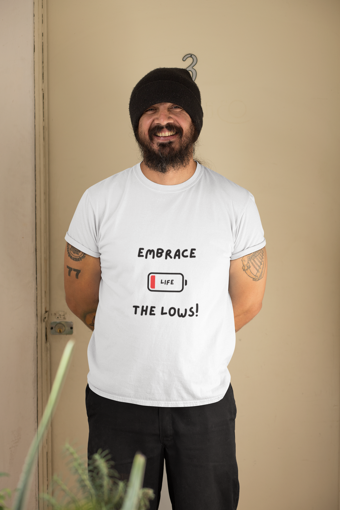 Embrace the lows - Men's T-shirt (light shades)