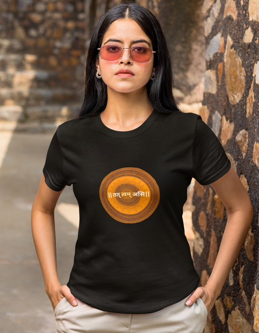 Tatvamasi women's t-shirt (dark shades)